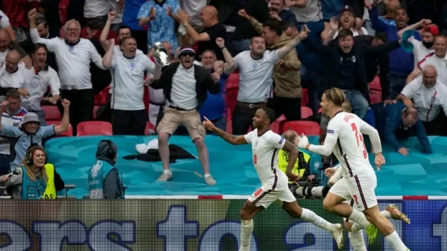 Aficionados en Wembley