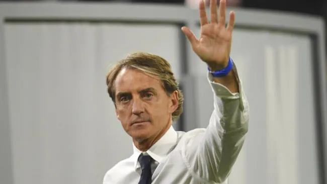 Roberto Mancini entrenador de la Selección de Italia