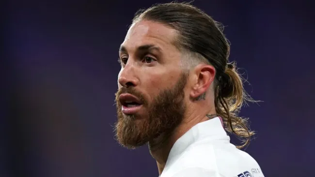 Sergio Ramos durante partido del Real Madrid