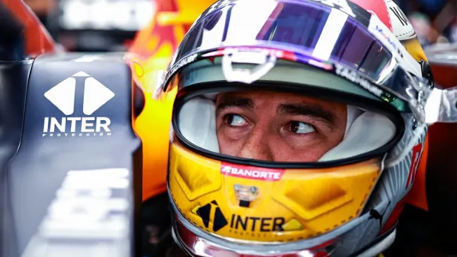 Sergio 'Checo' Pérez durante el entrenamiento del GP de Austria