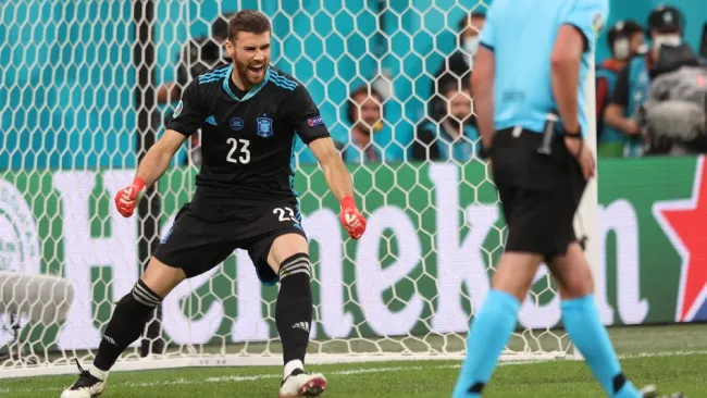 Unai Simón, tras eliminar a Suiza: 'La rabia que tengo dentro la saco al exterior'