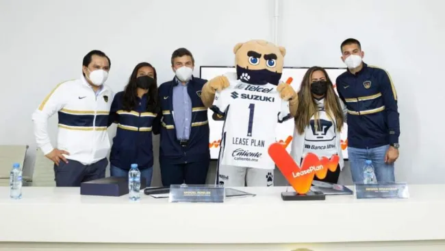 Pumas en presentación de nuevo patrocinio