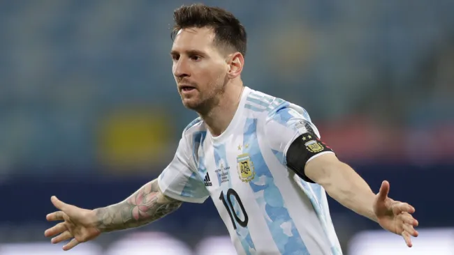 Messi, en festejo de gol