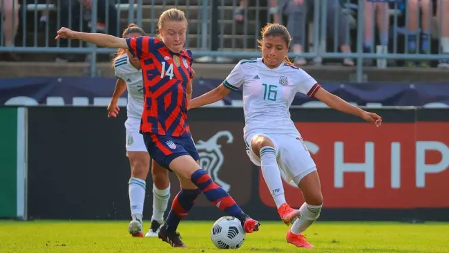 Estados Unidos y México en partido