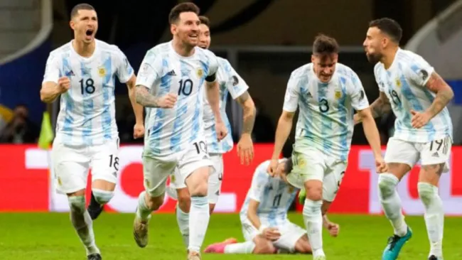Messi, en festejo de gol