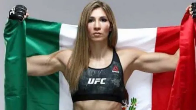 La peleadora mexicana Irene Aldana