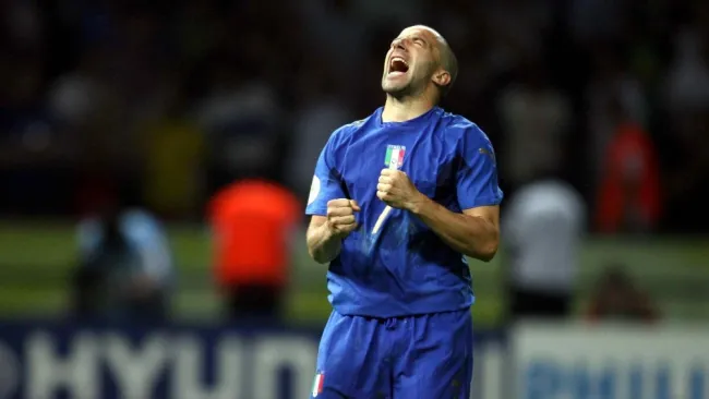 Alessandro Del Piero durante un partido con Italia