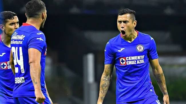 Julio César Domínguez, en festejo de gol