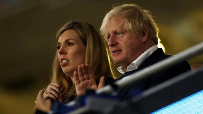 Boris Johnson en Final de Eurocopa