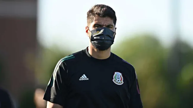 Araujo en entrenamiento