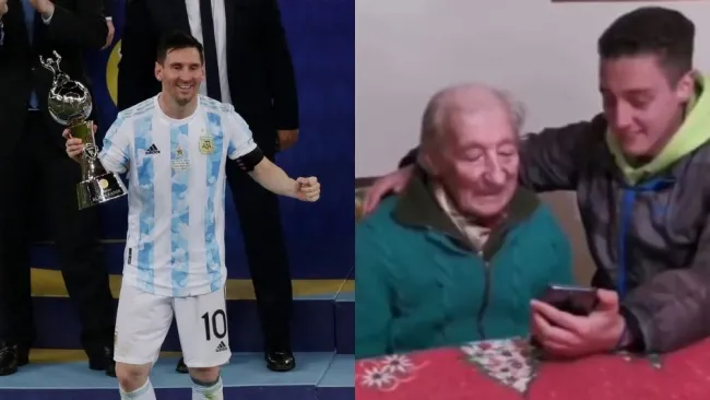 Messi le mandó un mensaje a Don Hernán