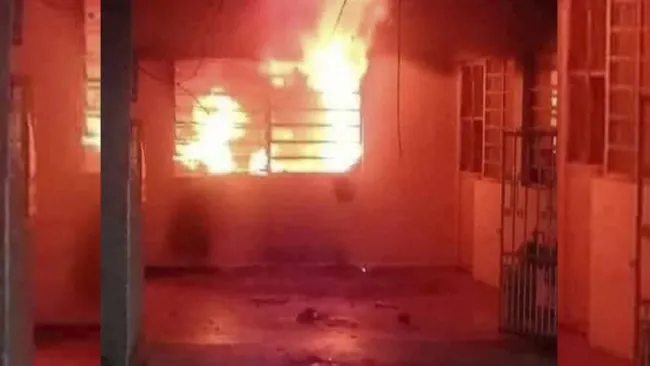 Mujer incendió su casa