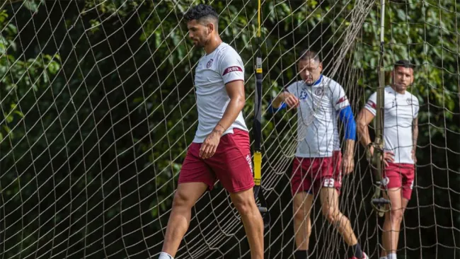  Lucas Passerini en la Pretemporada de Cruz Azul