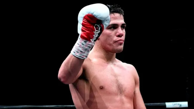 Brian Castaño en un combate