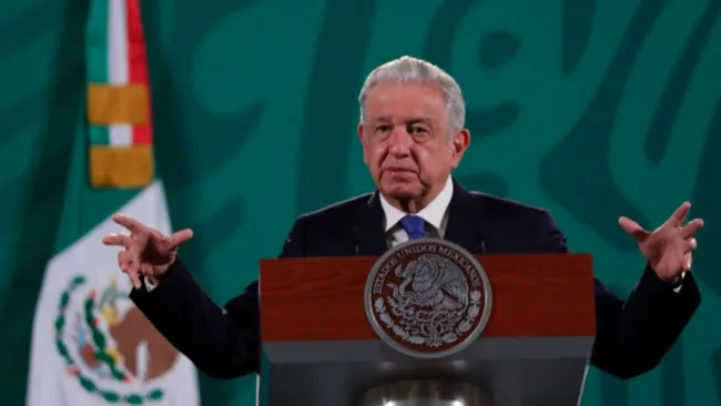 Andrés Manuel López Obrador en conferencia de prensa