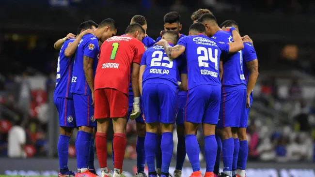Cruz Azul antes de un partido