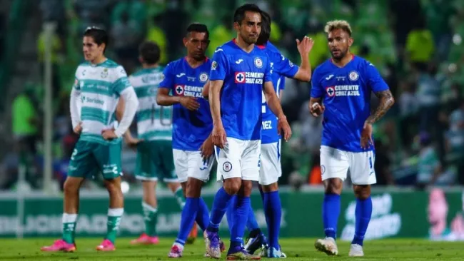 Cruz Azul en su última victoria en el TSM