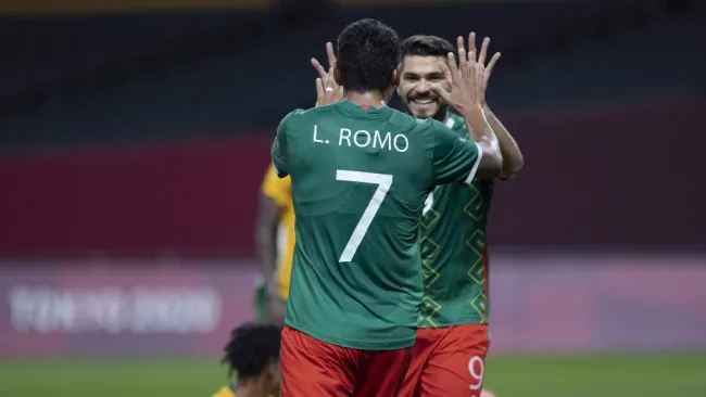 México en festejo de gol