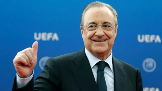 Florentino Pérez, presidente del Real Madrid y promotor de la Superliga