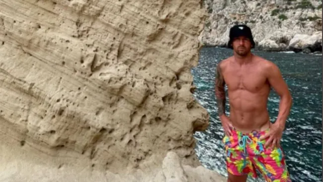 Lionel Messi en sus vacaciones