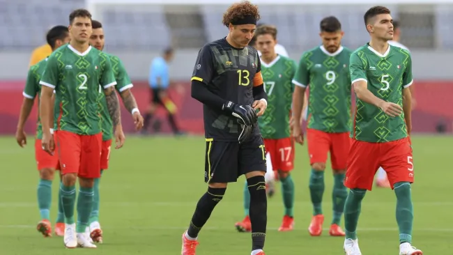 Guillermo Ochoa con el Tri Olímpico