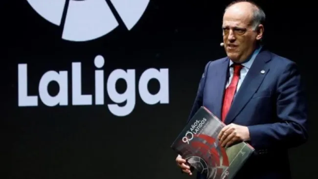 Tebas sobre Laporta: "El acuerdo con CVC no hipoteca derechos tv Barça"