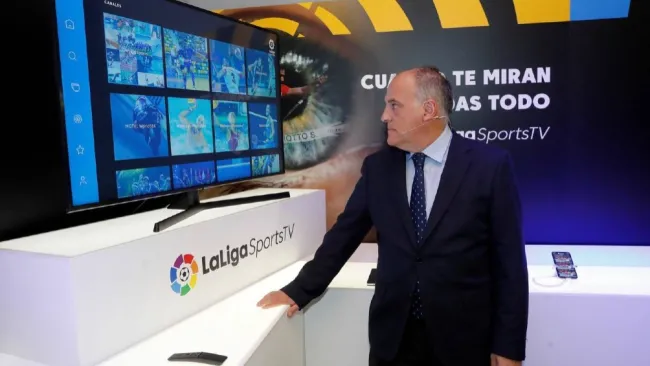Presidente de LaLiga Javier Tebas