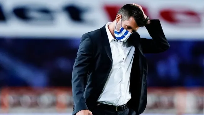 Pezzolano en el juego con Pachuca