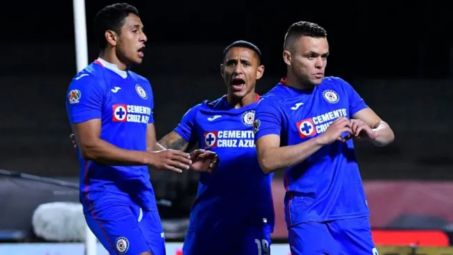 Jugadores de la Máquina en festejo