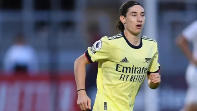 Marcelo Flores, en juego del Arsenal Sub 18