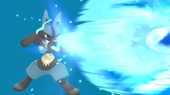 Lucario en Pokémon Diamante Brillante