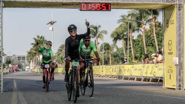 Miryam Morales, en acción en una prueba