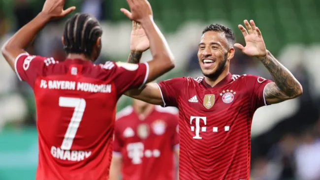 Jugadores del Bayern Múnich en festejo