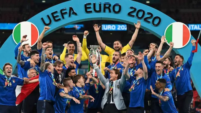 Italia festeja el título de la Eurocopa 2020