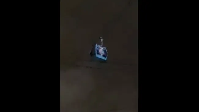 Cablebús durante el sismo en CDMX