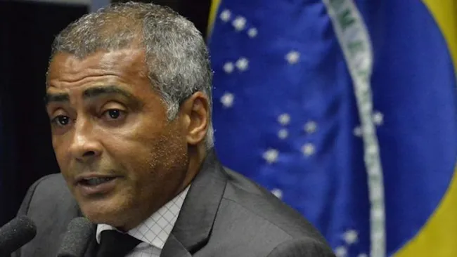 Romario de Souza en su faceta como senador