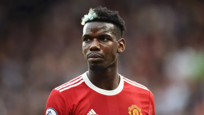 Paul Pogba durante un partido con Manchester United