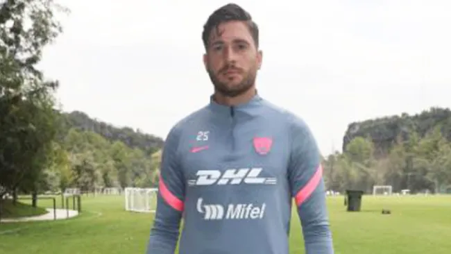 Arturo Ortiz tras un entrenamiento con los universitarios