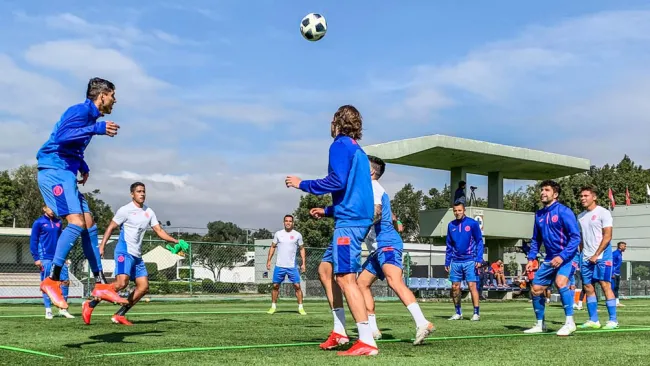 Entrenamiento del Cruz Azul previo al juego ante Puebla