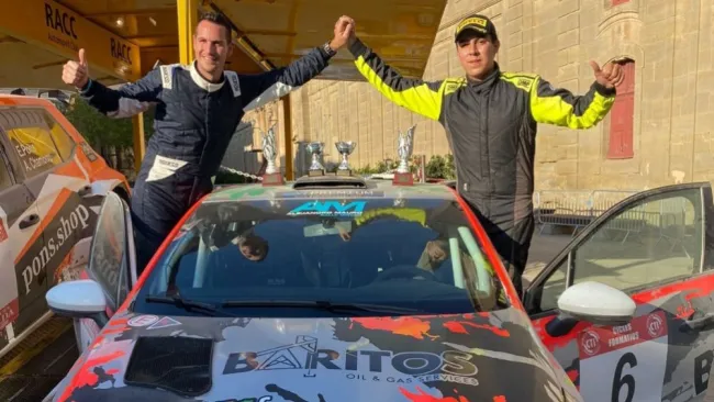 Alejandro Mauro tras una competencia