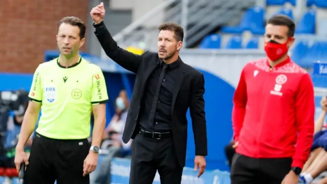 Diego Simeone, entrenador del Atlético de Madrid