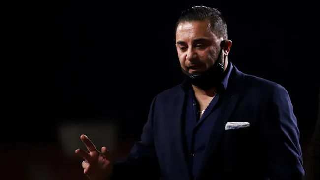 Antonio Mohamed en partido con Rayados