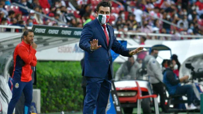 Marcelo Michel Leaño durante el Clásico Tapatío 