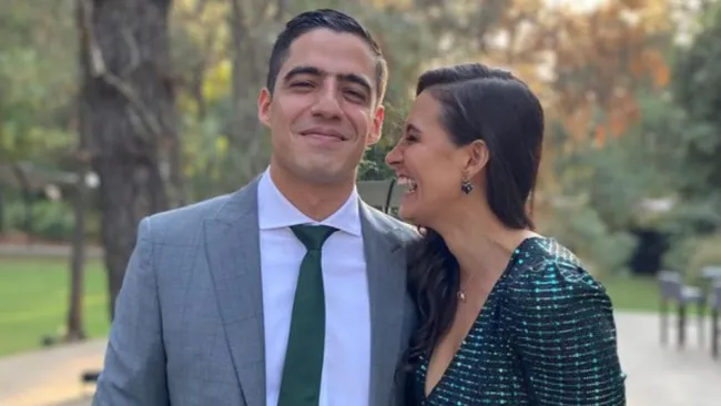 Andrés Vaca y Gina Holguín se casaron por el civil