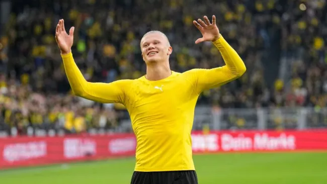 Haaland tras el duelo entre el Borussia y el Mainz