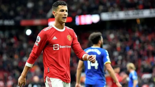 Cristiano en juego ante el Everton