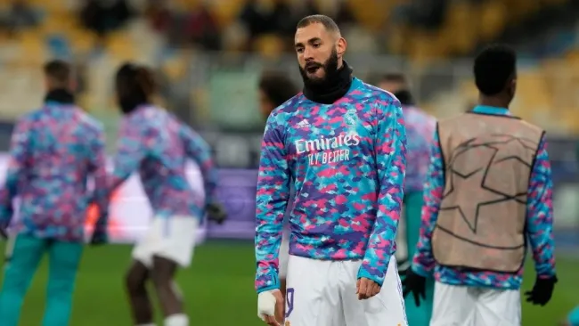 Benzema en el juego con el Madrid 