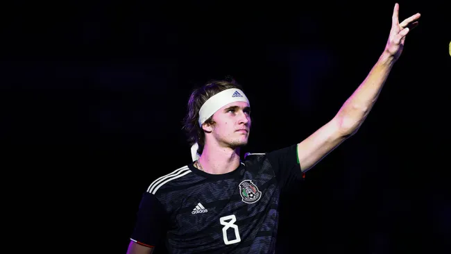 Alexander Zverev en el Abierto Mexicano de Tenis