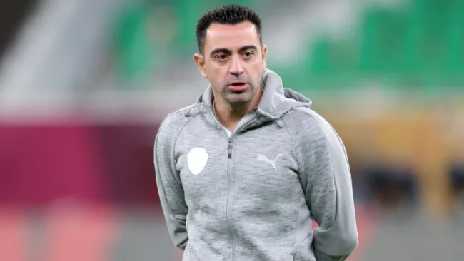 Xabi Hernández durante entrenamiento del Al-Sadd