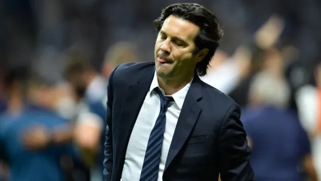 Santiago Solari en la Final de Concachampions